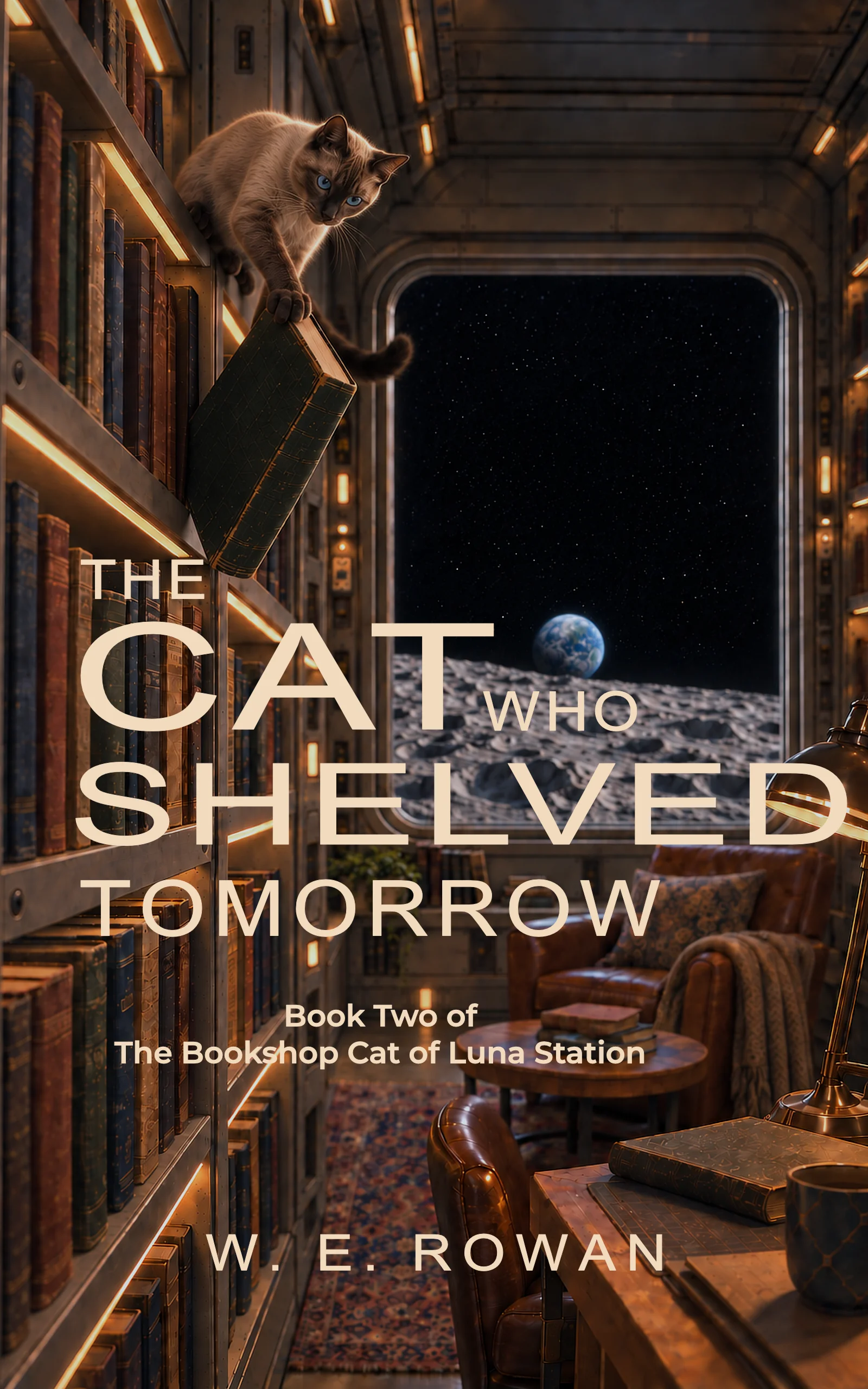 Cover of The Cat Who Shelved Tomorrow by W. E. Rowan